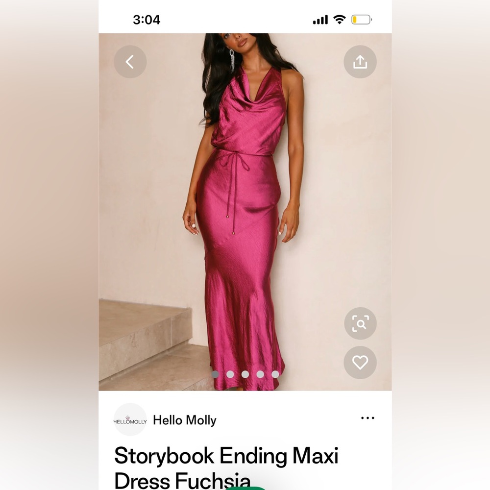Hello Molly - Fuchsia Storybook Ending Maxi Dress